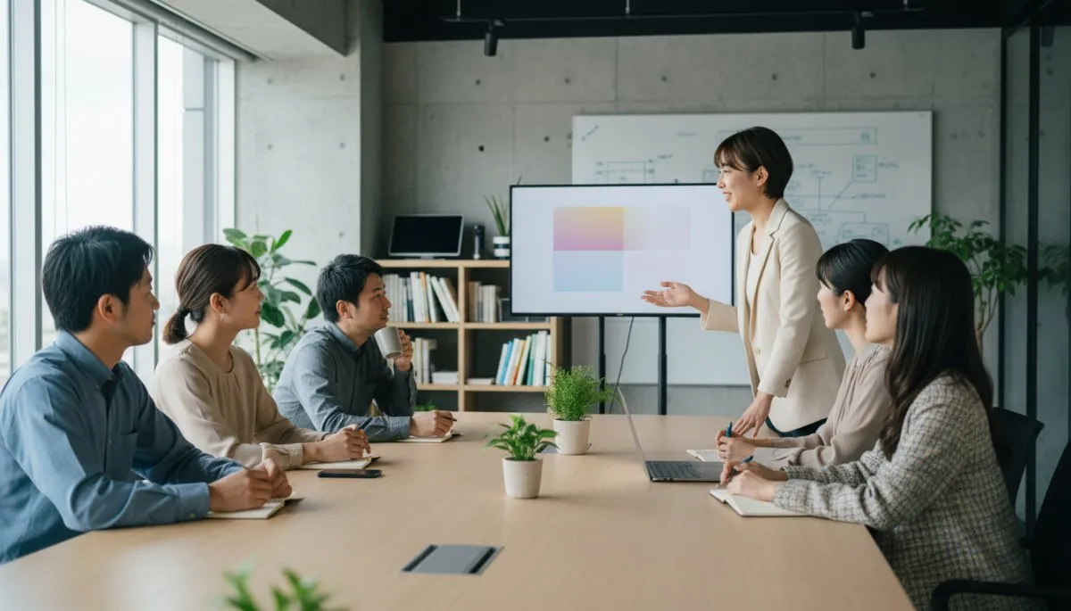 企業のAIリテラシー教育研修の様子