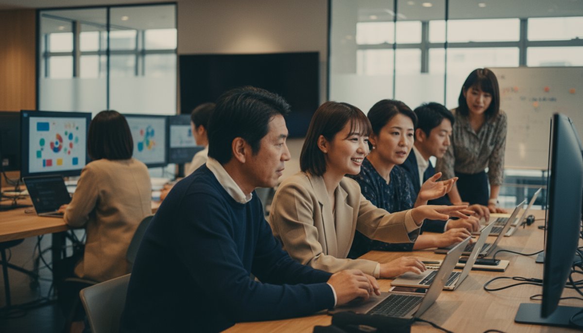 多様な従業員が参加するAI研修
