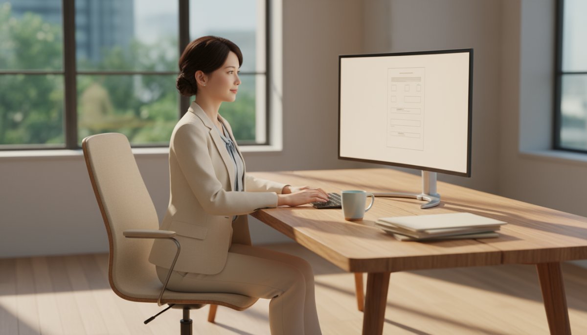 ChatGPTを活用した求人票作成の様子