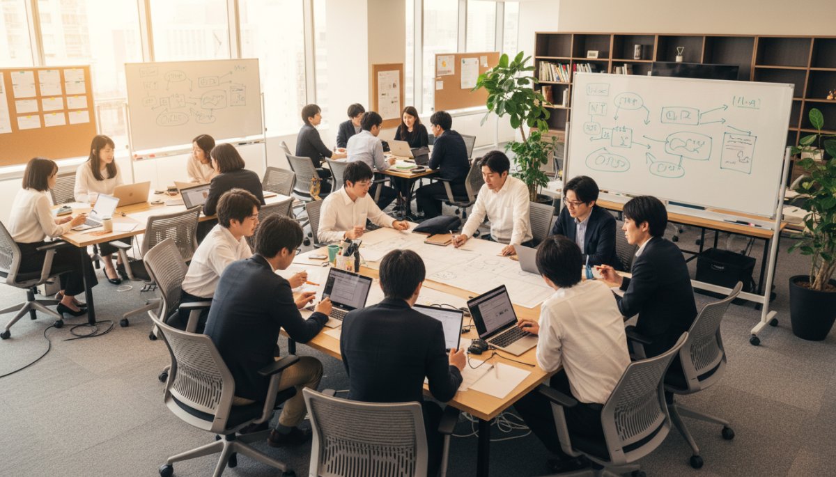 AI研修でプロンプトを実践的に学ぶワークショップの様子