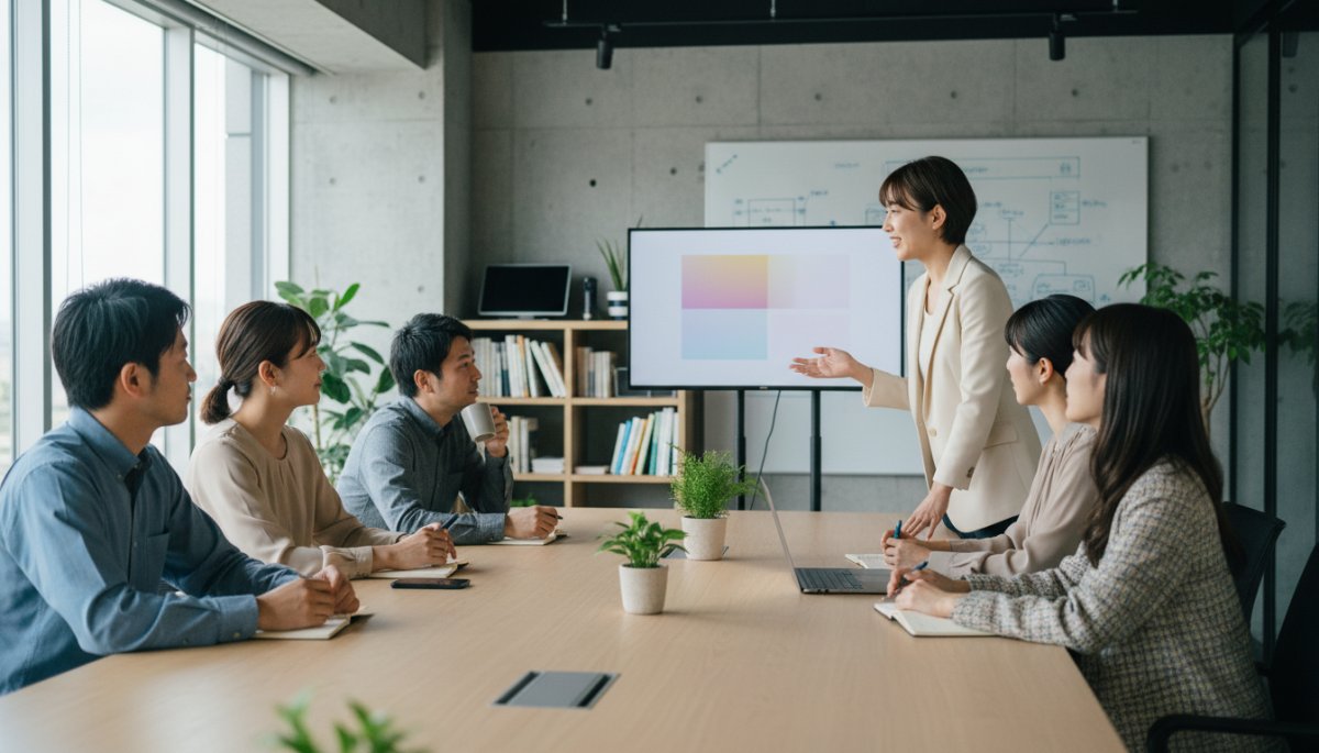 企業のAIリテラシー教育研修の様子