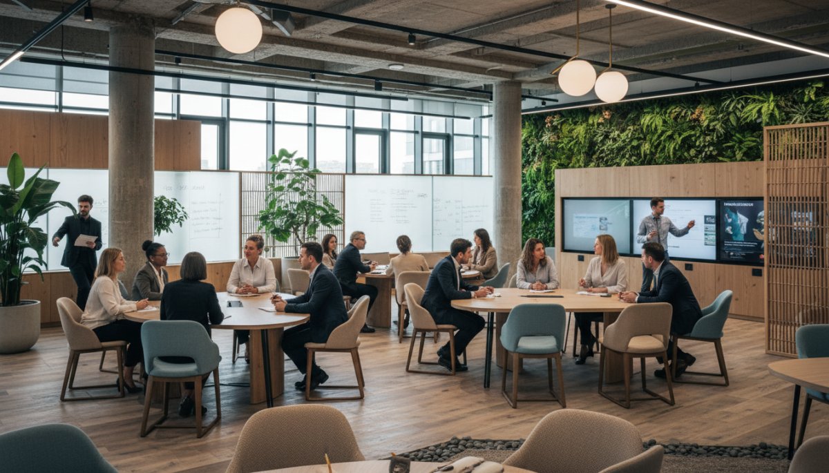 企業全体でのAIリテラシー教育と研修風景