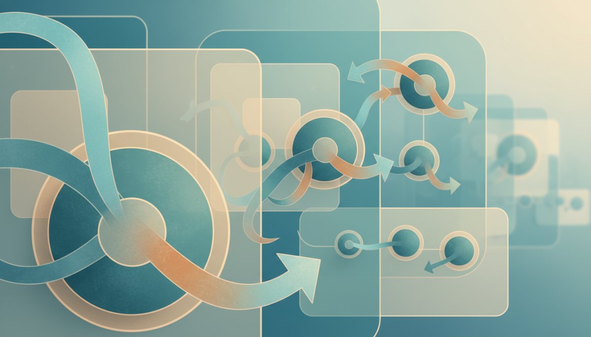 業務プロセス分析と課題特定のフロー図