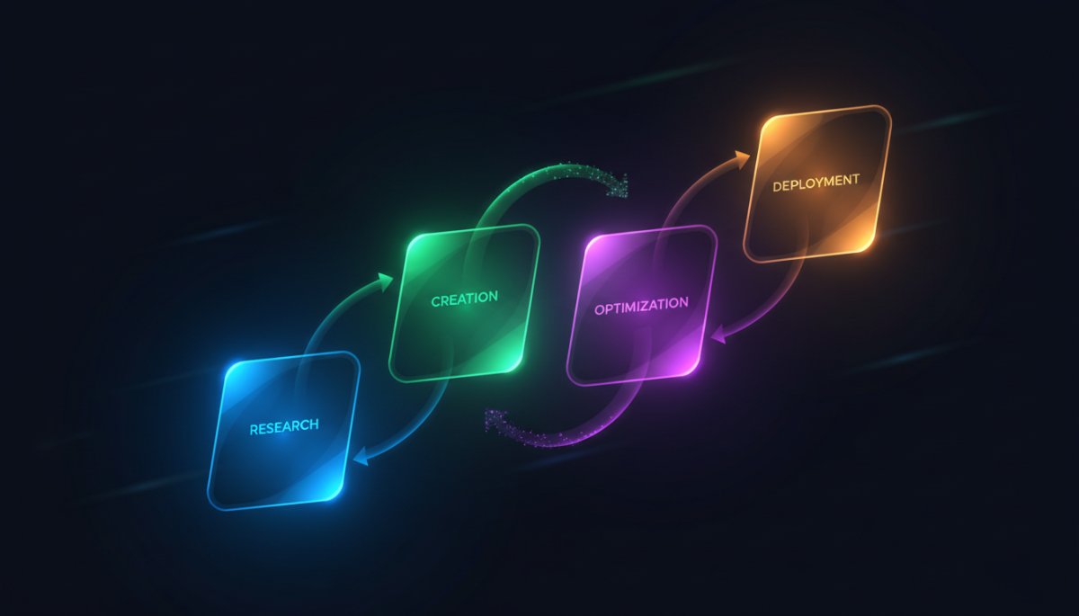 ChatGPT・Perplexity・Gemini・Claudeの使い分けフロー図
