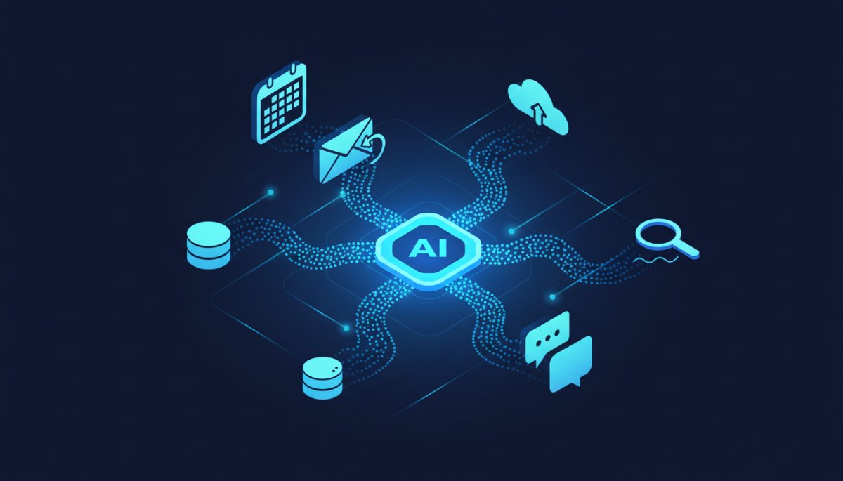 AIエージェントの外部ツール連携設定イメージ