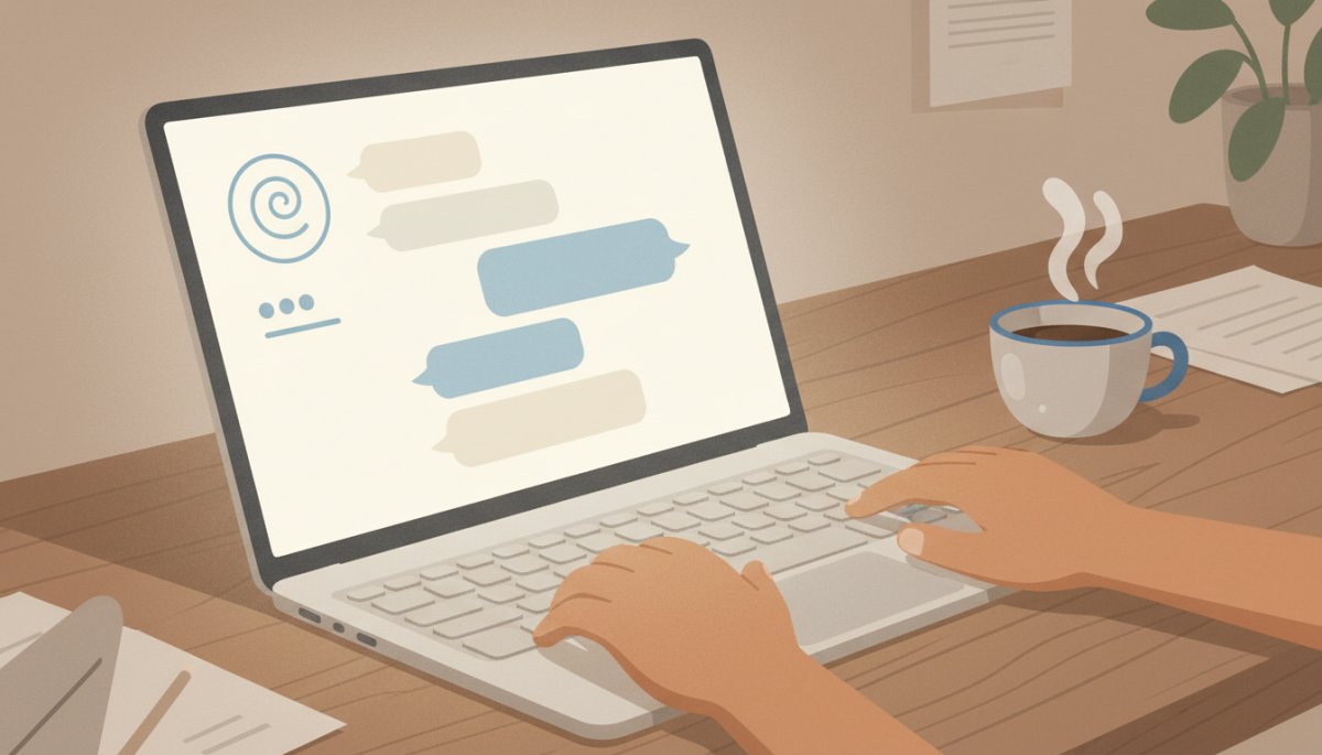 ChatGPTの基本操作手順を示すスクリーンショットイメージ