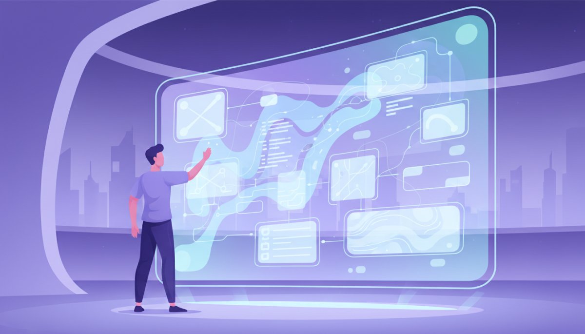 バイブコーディングでAIアプリを開発するイメージ