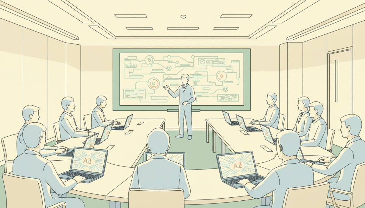 法人向け生成AI研修の様子